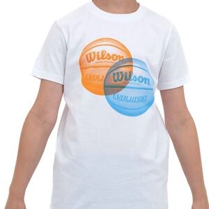 New with tags Wilson blue, orange, and white baby tee / t-shirt